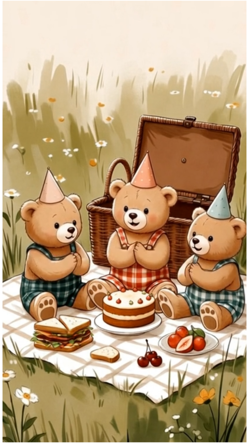 Teddy Bear Picnic Birthday Video – Personalized Animated Keepsake