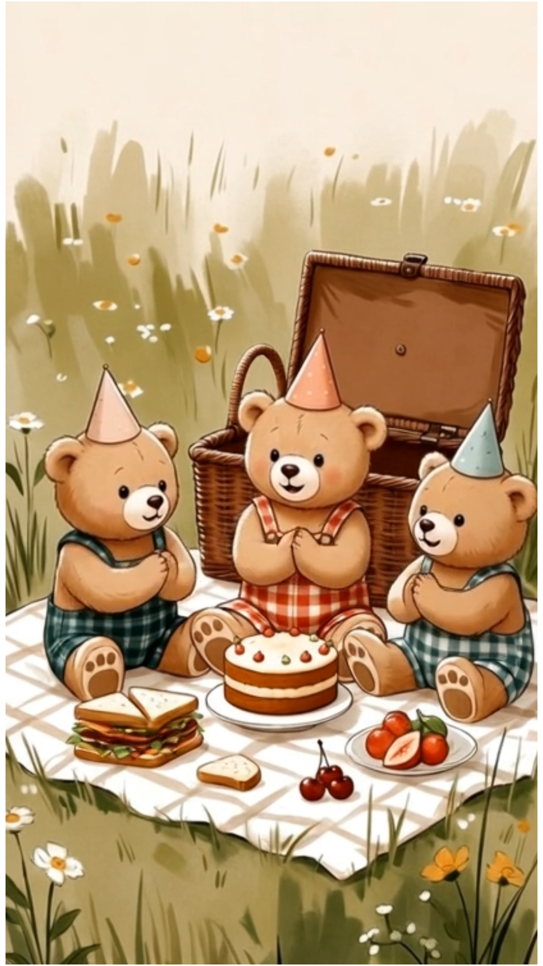 Teddy Bear Picnic Birthday Video – Personalized Animated Keepsake
