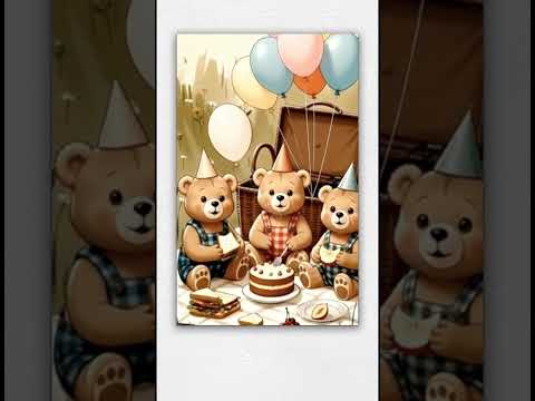 Teddy Bear Picnic Birthday Video – Personalized Animated Keepsake